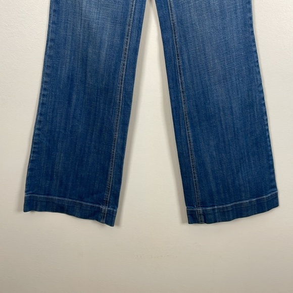 BDG Vintage Flare Bootcut High Rise Womens 26 Denim Button Side Closure Pants - Picture 2 of 9